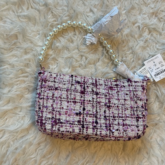 Crewcuts Purse with Pearl Detail on strap. Tags still on - Picture 2 of 4